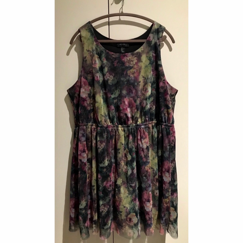 Floral Watercolor Dress
